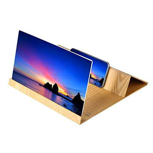 Wooden Video amplifier mobile phone magnifier_0