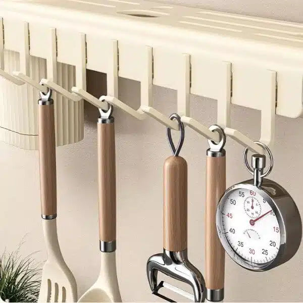 50cm Wall Mounted Kitchen Tool Cutlery Holder