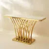 Golden Console Table