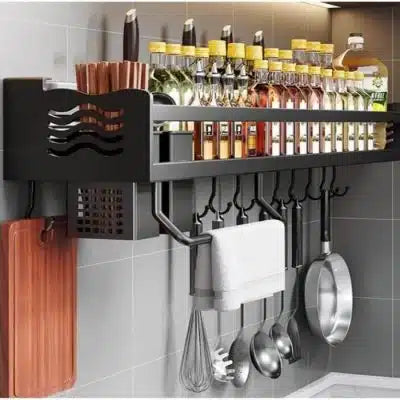 Wall Mount Kitchen Storage Shelf Spice Rack