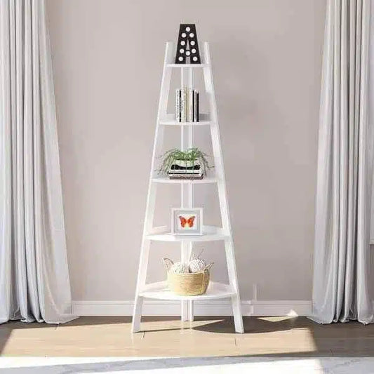 5 Tier Ladder Corner Shelf